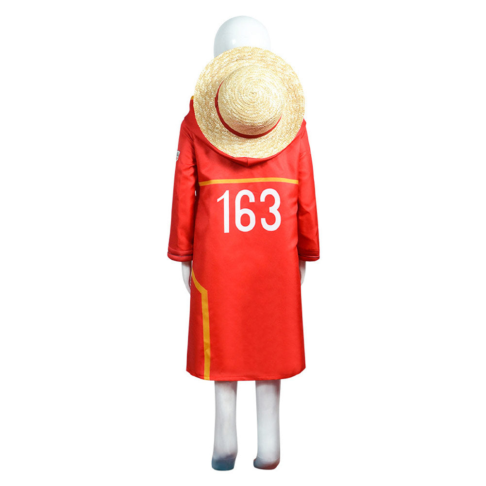 Kids Egghead Arc One Piece Luffy Cosplay Costume Outfits Halloween Carnival Party Suit   