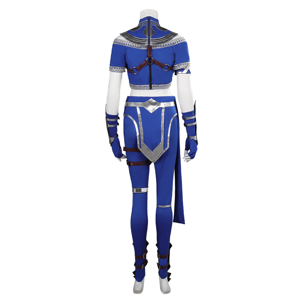 Kitana Mortal Kombat Kitana Cosplay Costume Halloween Carnival Party fighter Suit