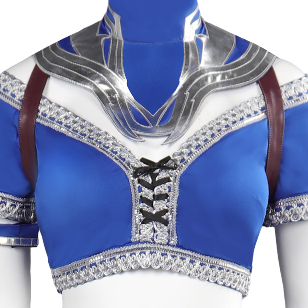 Kitana Mortal Kombat Kitana Cosplay Costume Halloween Carnival Party fighter Suit