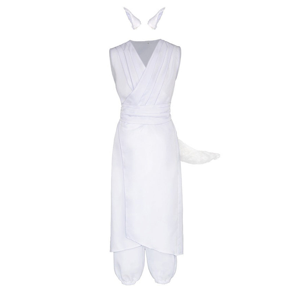 Kurama YuYu Hakusho white Cosplay Costume Outfits Halloween Carnival Suit  