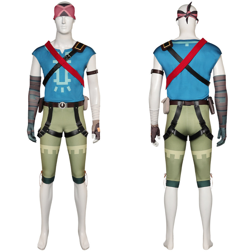 Link Climbing suit The Legend of Zelda Link Cosplay Costume Halloween Carnival Outfits 