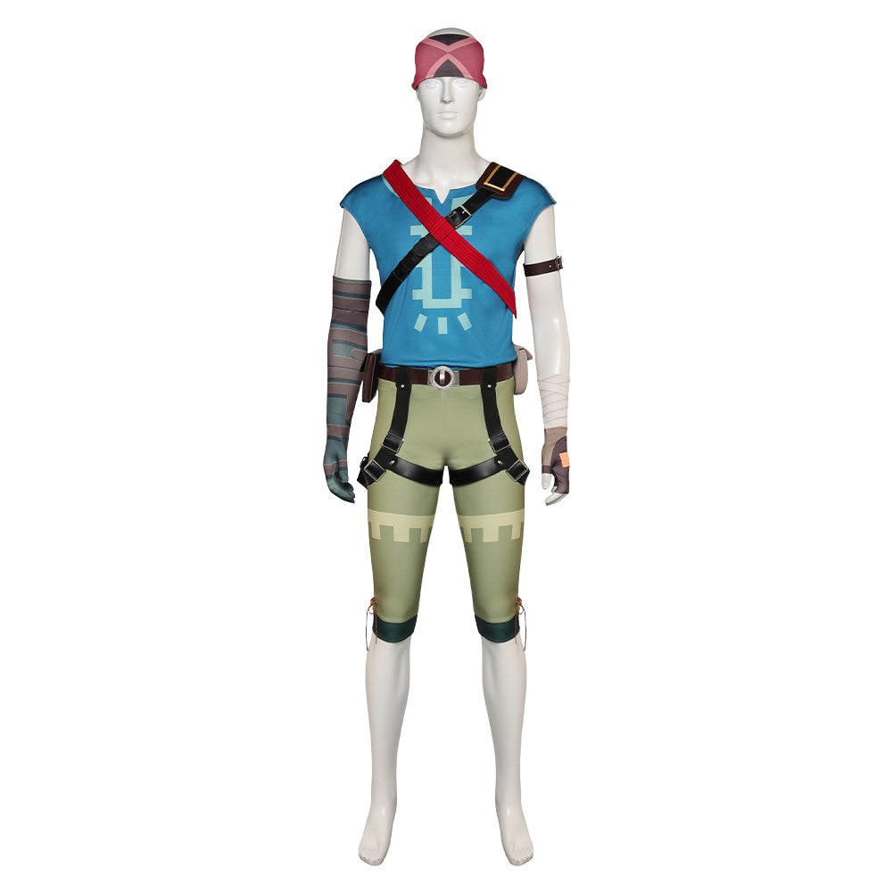 Link Climbing suit The Legend of Zelda Link Cosplay Costume Halloween Carnival Outfits 