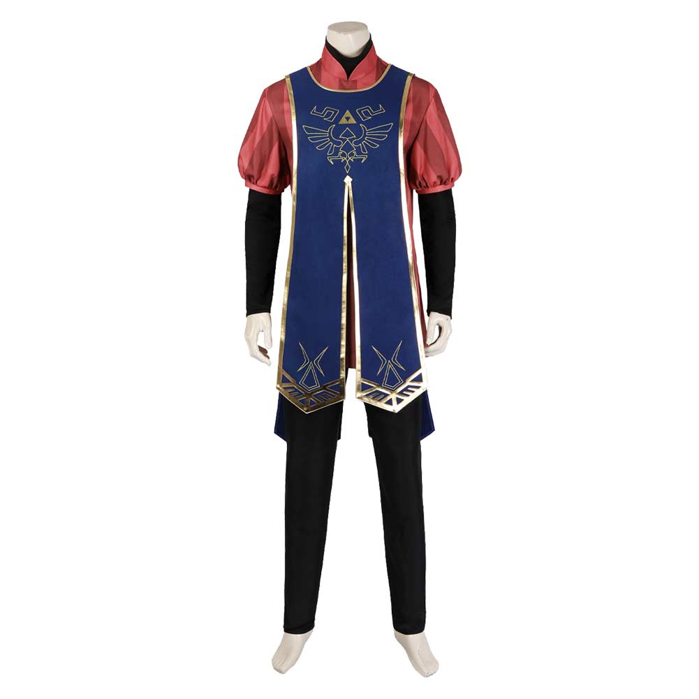 Link The Legend of Zelda Link Cosplay Costume blue Outfits Halloween Carnival Suit