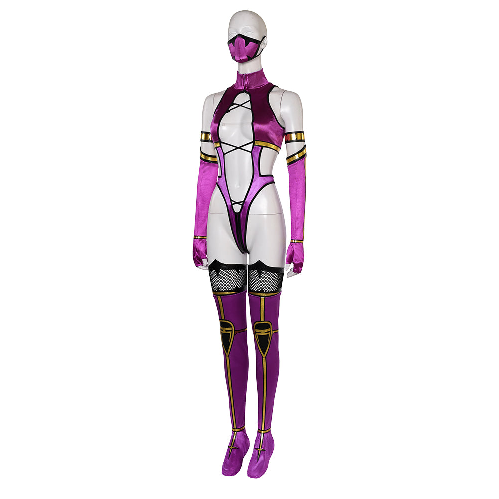 MK9 Mileena Cosplay Costume Mortal Kombat 9 Mileena Halloween Carnival Outfits