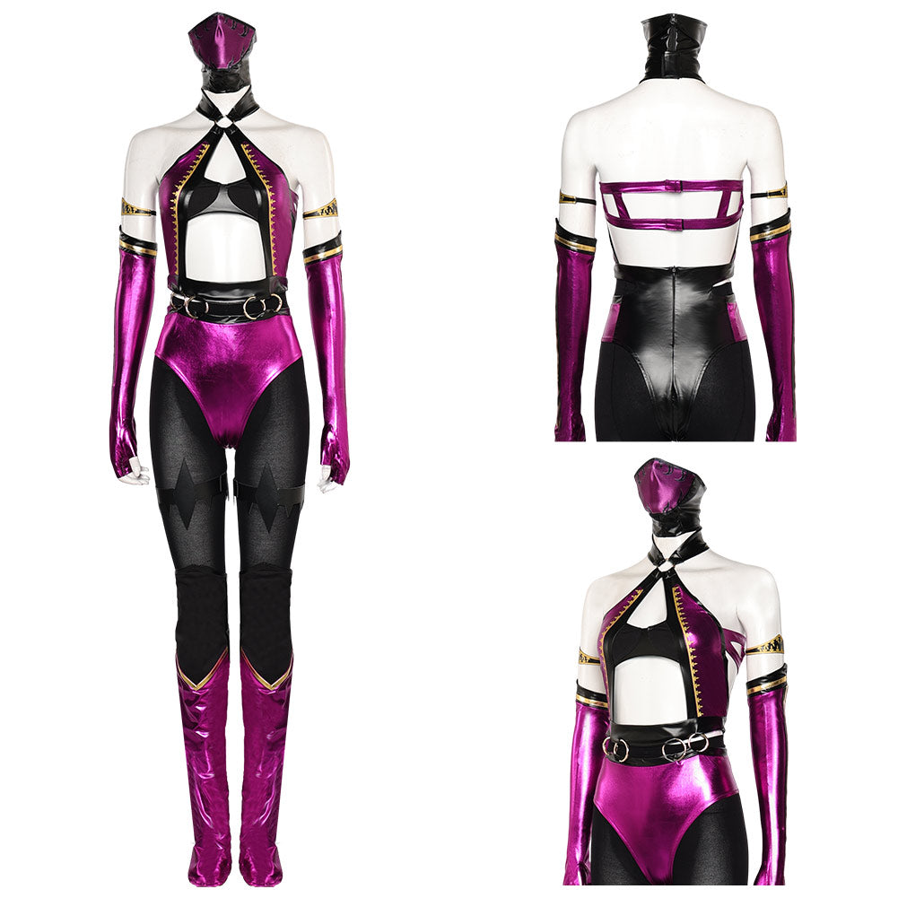 Mortal Kombat 4 Mileena Cosplay Costume Halloween Carnival Outfits 