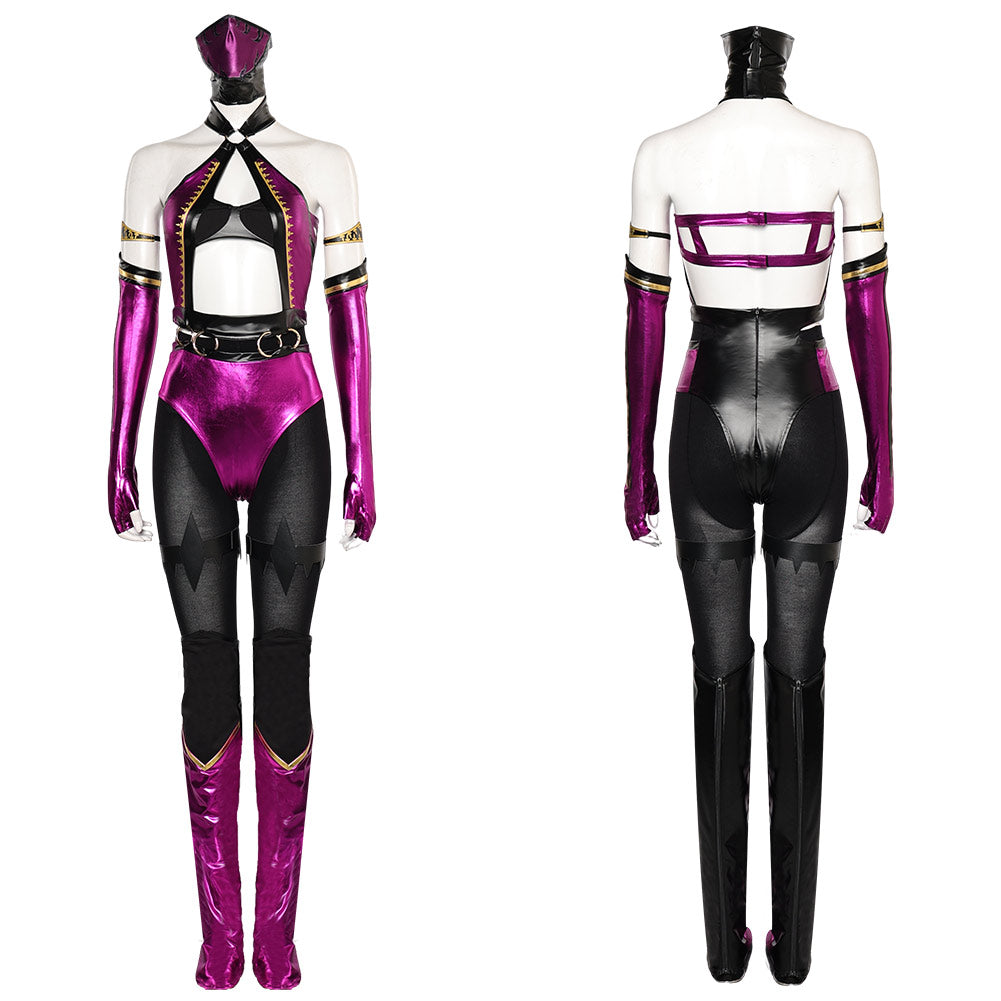 Mortal Kombat 4 Mileena Cosplay Costume Halloween Carnival Outfits 