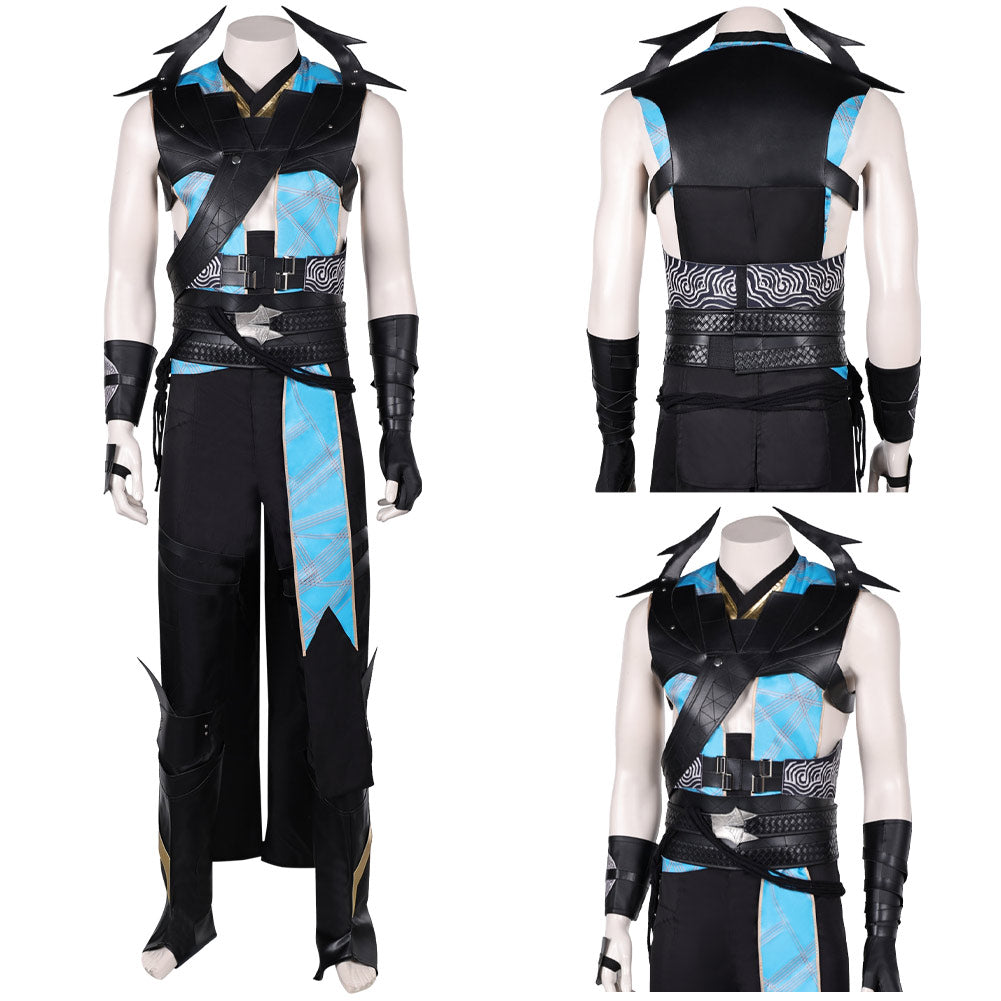 Mortal Kombat Quan Chi suit Cosplay Halloween Carnival Party Costume