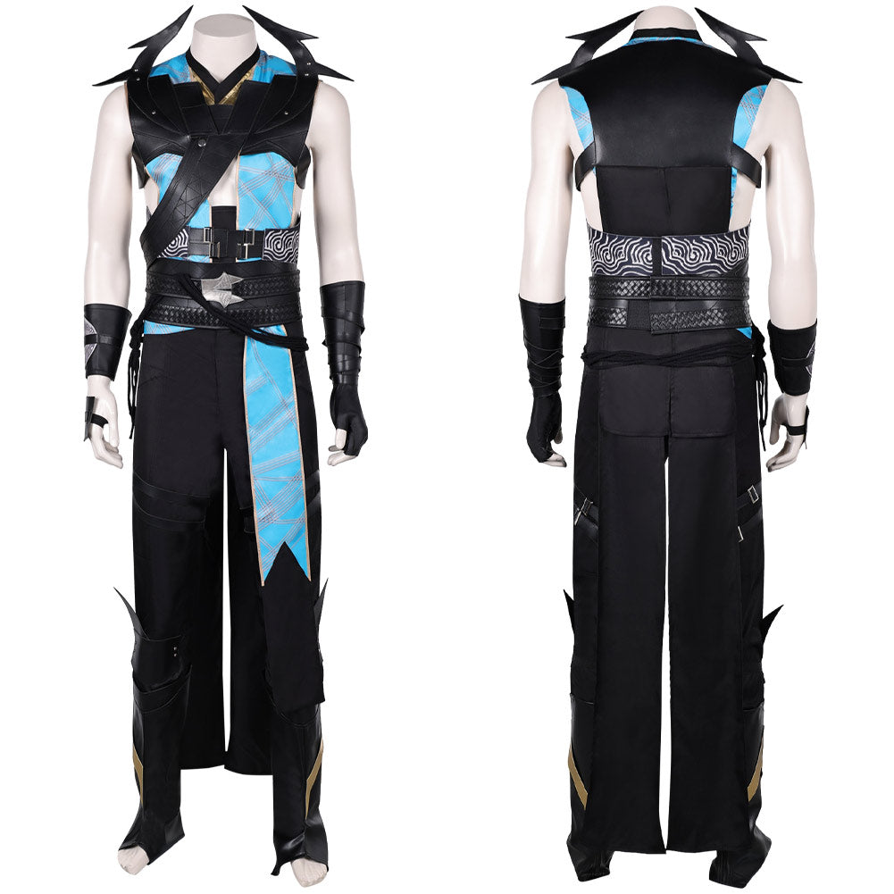 Mortal Kombat Quan Chi suit Cosplay Halloween Carnival Party Costume