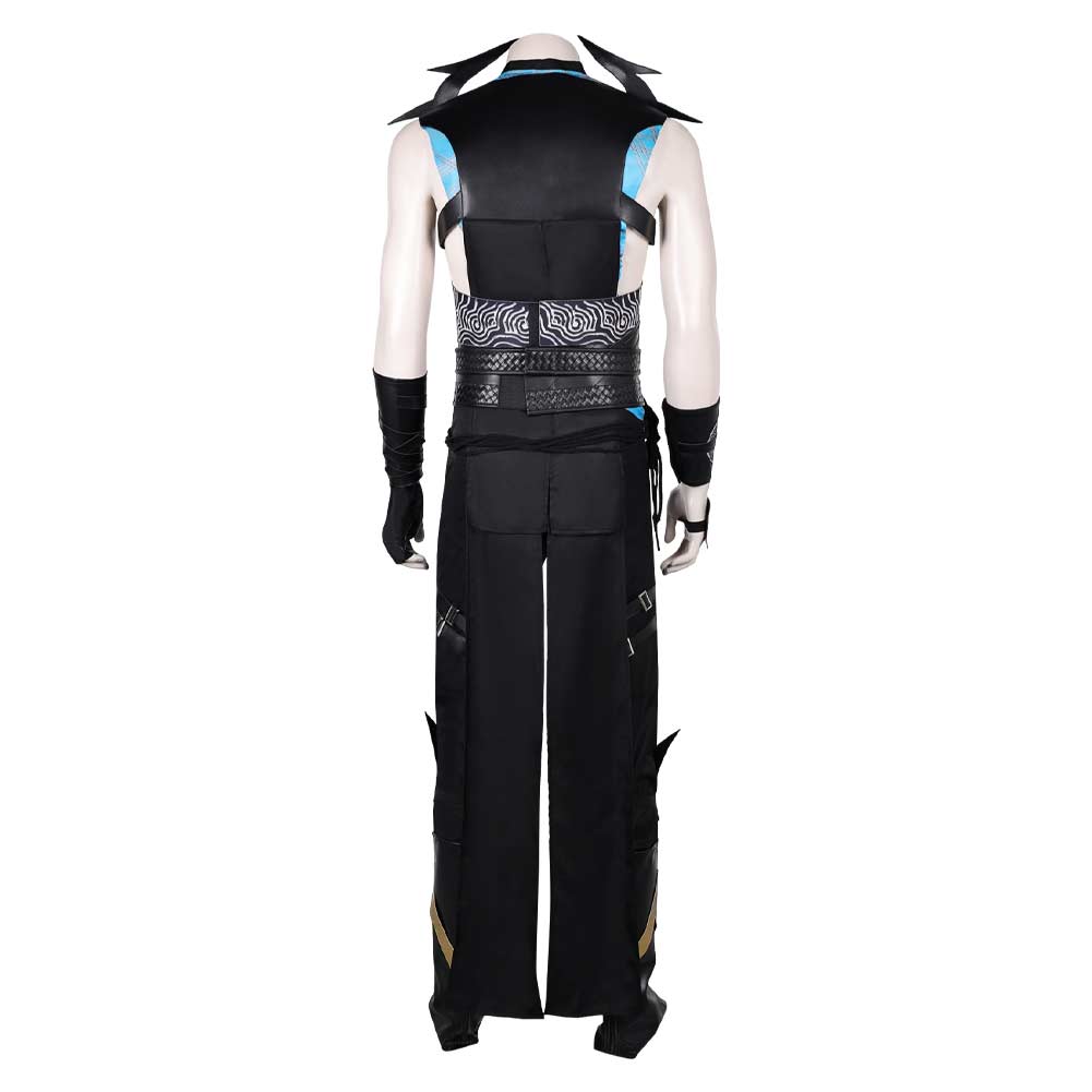 Mortal Kombat Quan Chi suit Cosplay Halloween Carnival Party Costume