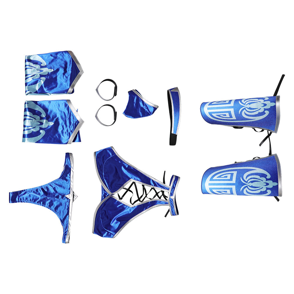 Mortal Kombat1 Kitana Bikini Cosplay Costume Sexy Outfits