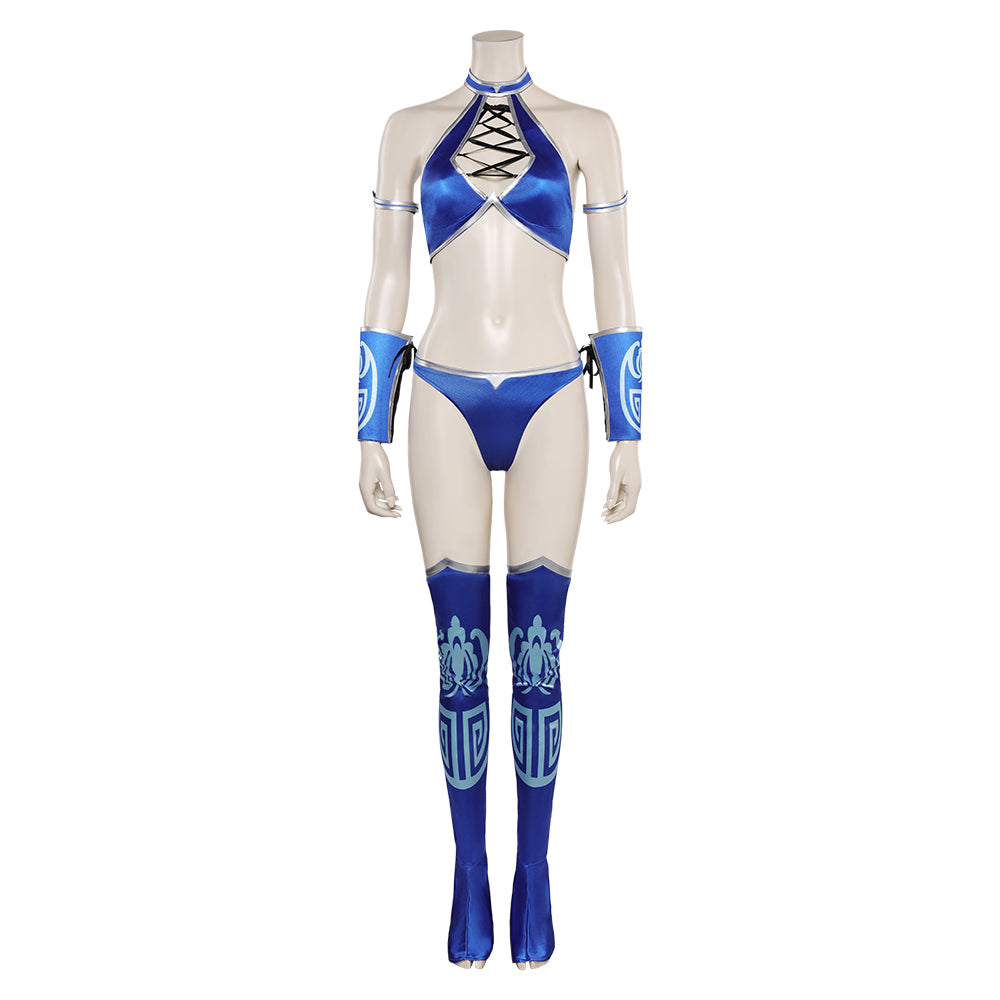 Mortal Kombat1 Kitana Bikini Cosplay Costume Sexy Outfits