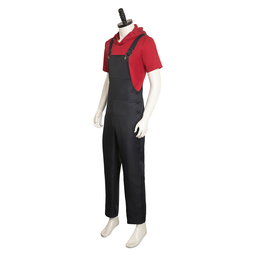 One Piece Luffy Overalls Set Cosplay Costume Halloween Carnival Outfits