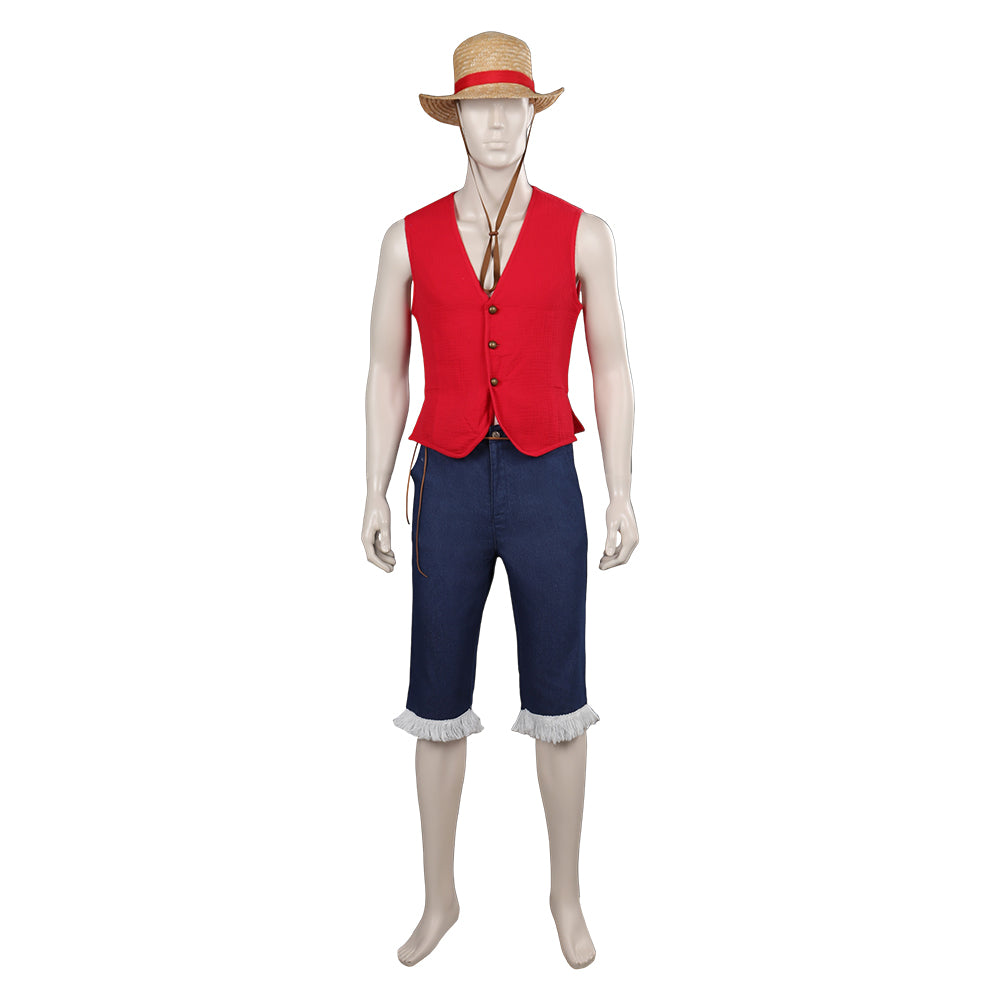 One Piece Luffy suit Cosplay Costume Halloween Carnival Outfits