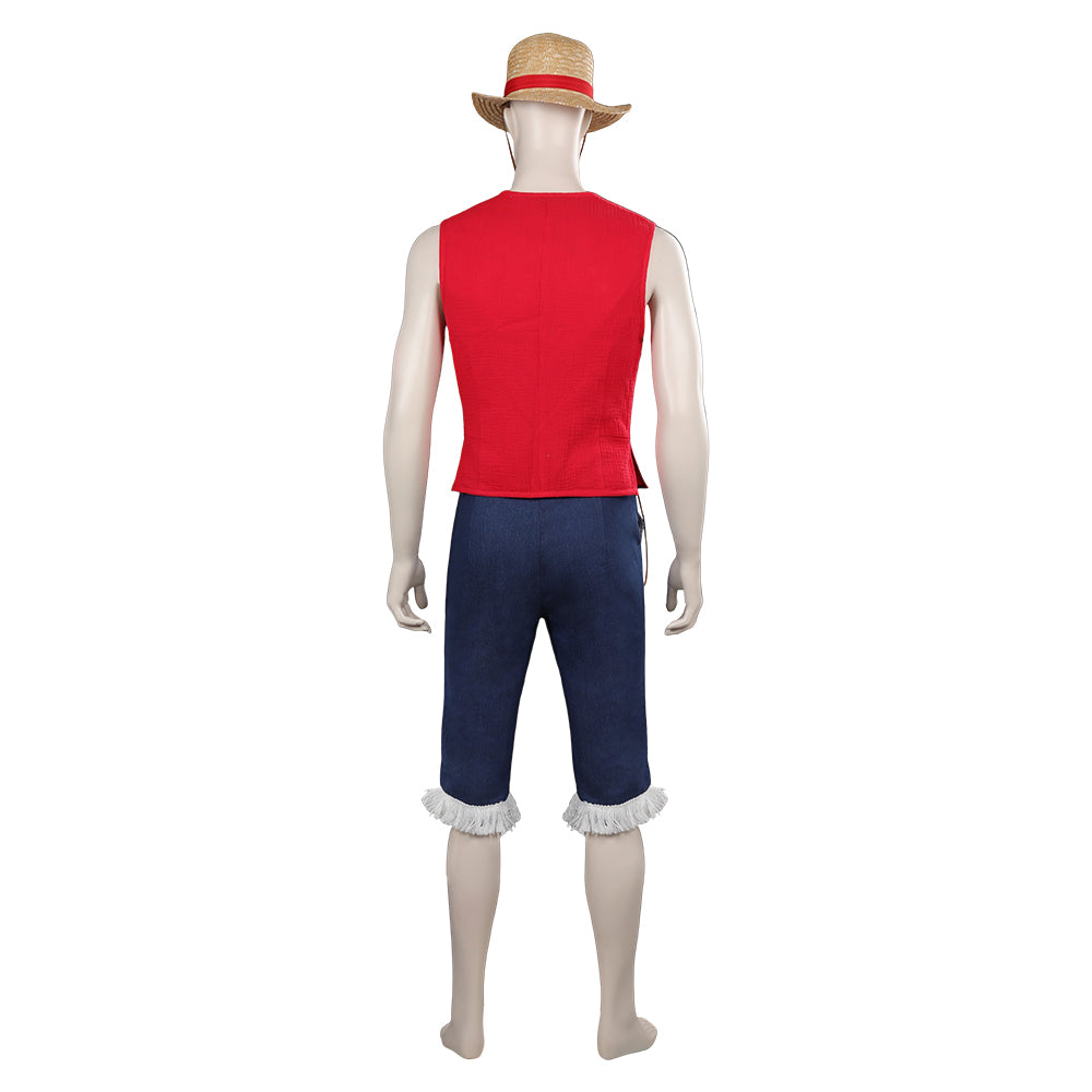 One Piece Luffy suit Cosplay Costume Halloween Carnival Outfits