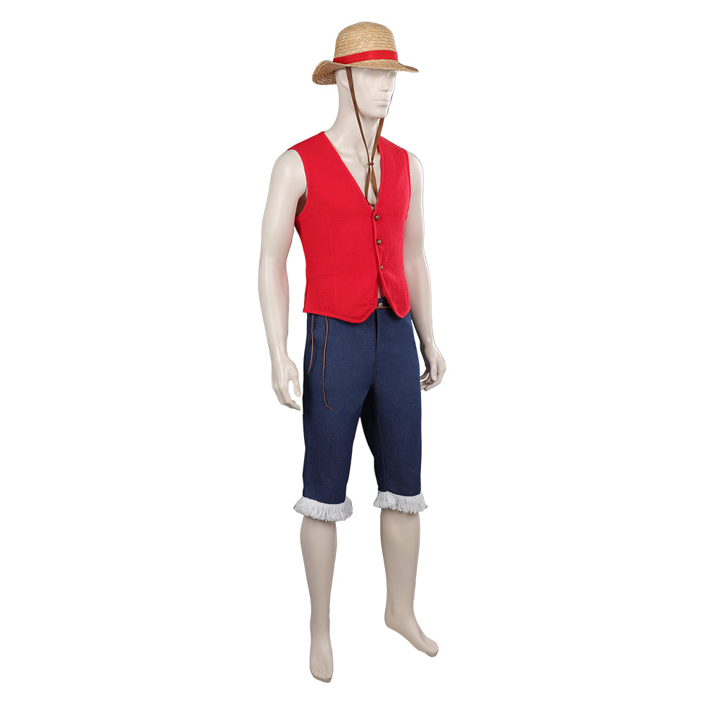 One Piece Luffy suit Cosplay Costume Halloween Carnival Outfits