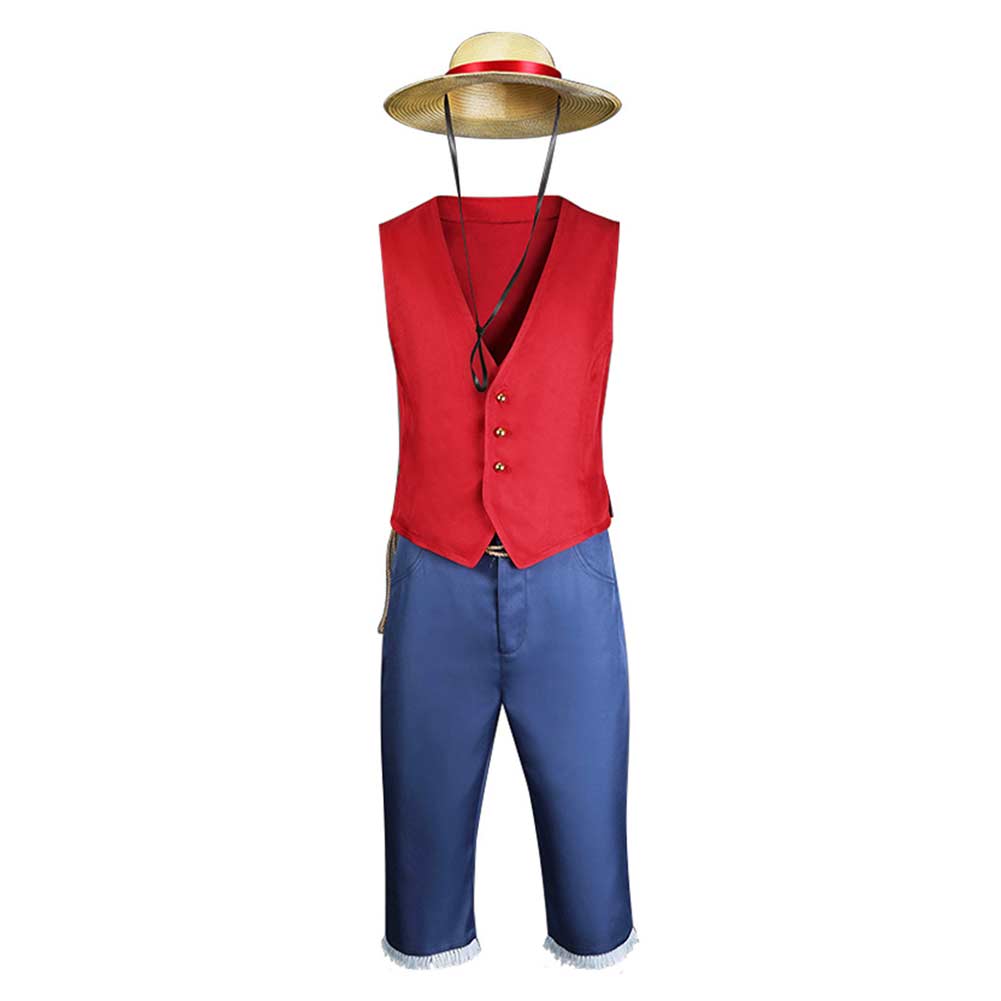 One Piece Monkey D. Luffy Cosplay Costume Halloween Carnival Outfits