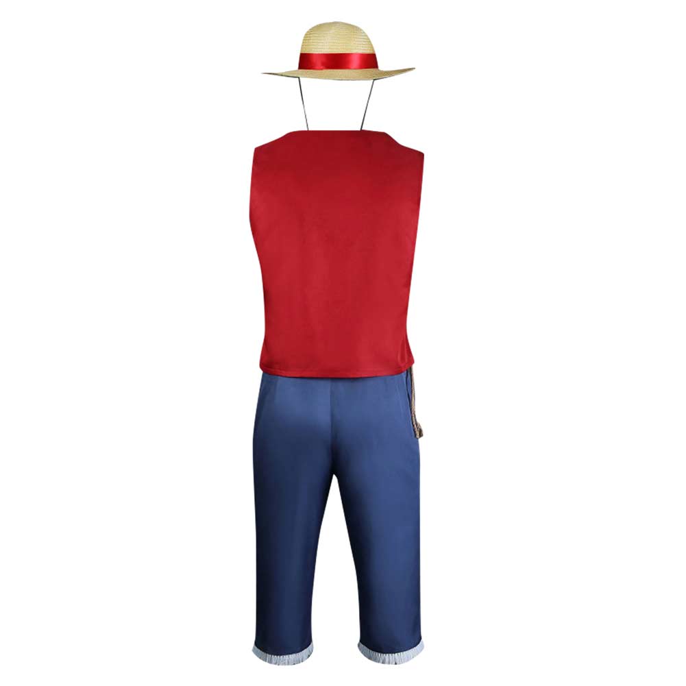 One Piece Monkey D. Luffy Cosplay Costume Halloween Carnival Outfits