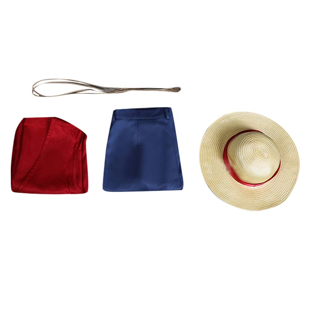 One Piece Monkey D. Luffy Cosplay Costume Halloween Carnival Outfits