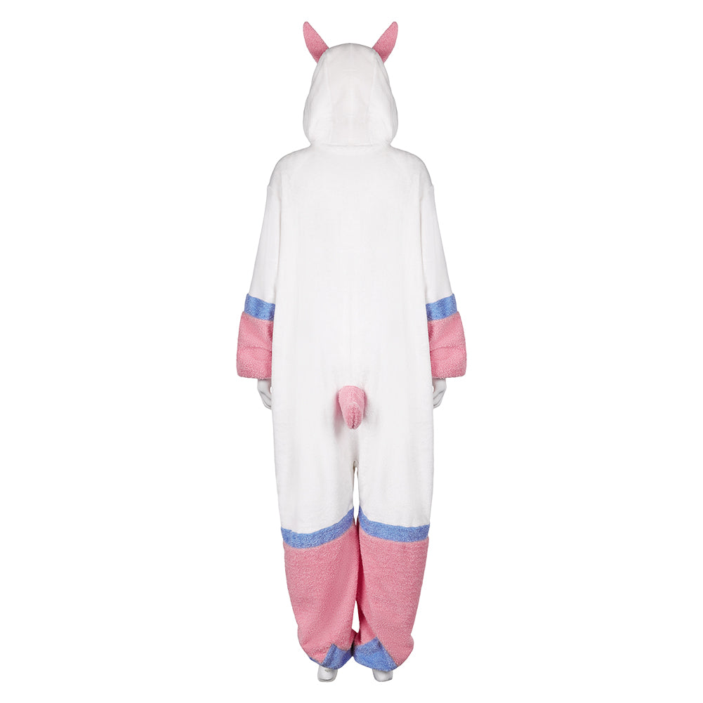 Palworld Melpaca Plush one-piece pajamas Cosplay Costume Outfits