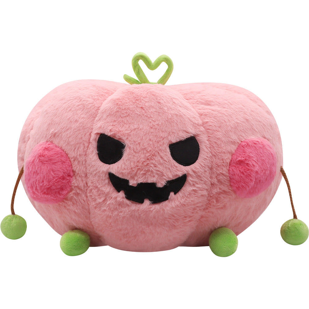 Pink Halloween Pumpkin Plush Toys Cartoon Soft Stuffed Dolls Mascot Birthday Halloween Gift