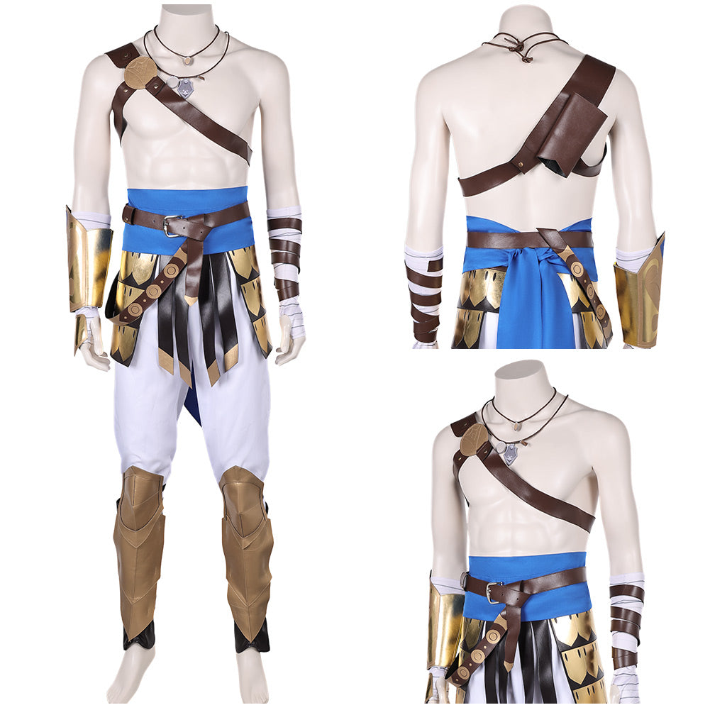 Prince of Persia: The Lost Crown Sargon Cosplay Costume Halloween Carnival Outfits