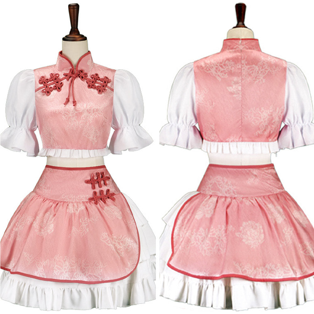 Puella Magi Madoka Magica Kaname Madoka Cheongsam Cosplay Costume Outfits