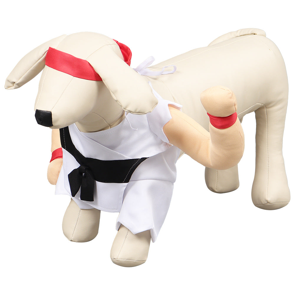 Ryu Street Fighter Pet Costume Dogs Clothes for Medium & Large Dog