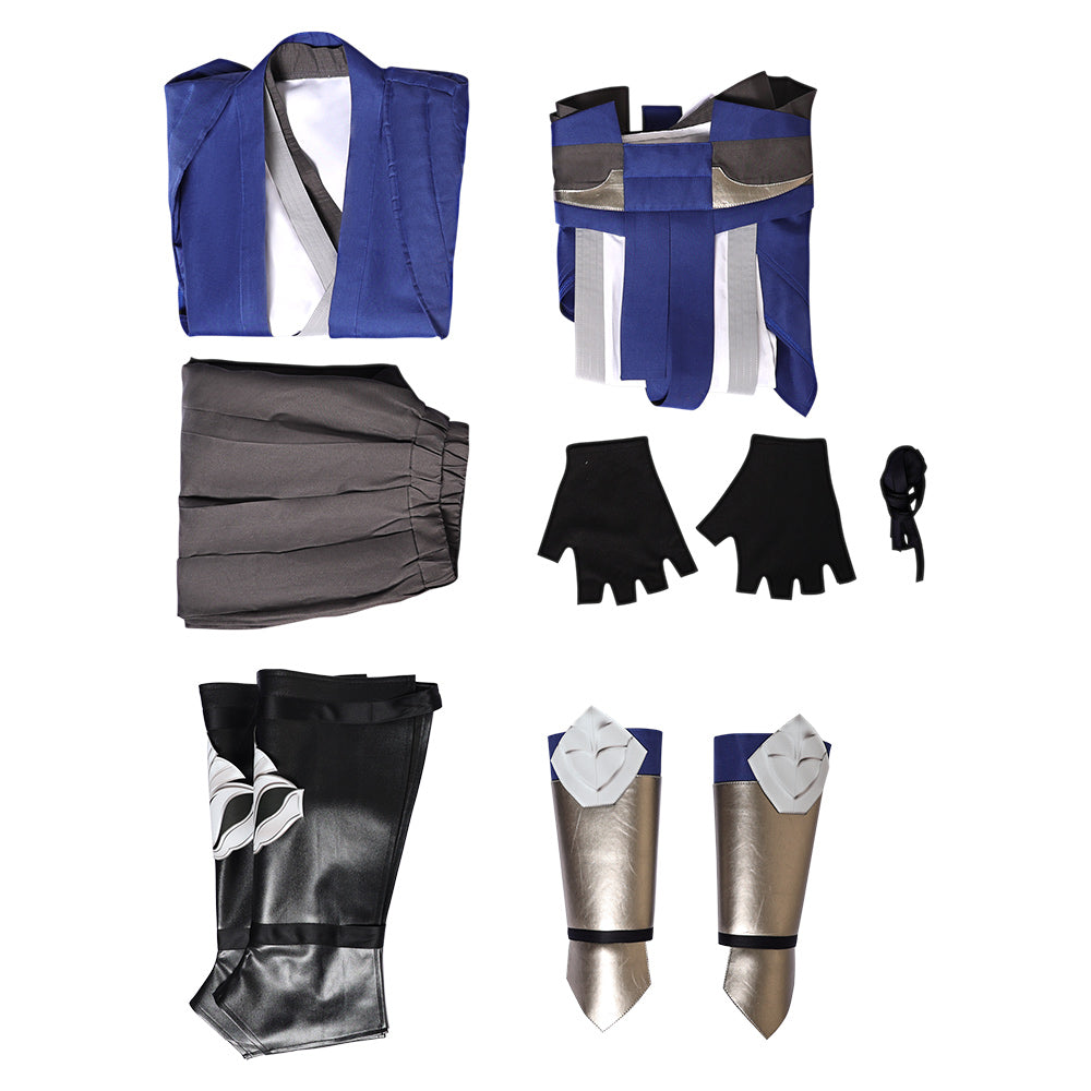 Sub Zero Mortal Kombat Cosplay Costume Outfits Halloween Carnival Suit