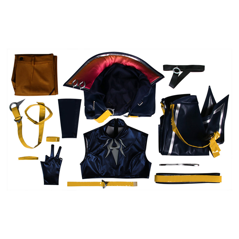  LoL Shieda Kayn/The Shadow Reaper Heartsteel Cosplay Costume Outfits Halloween Carnival Suit  