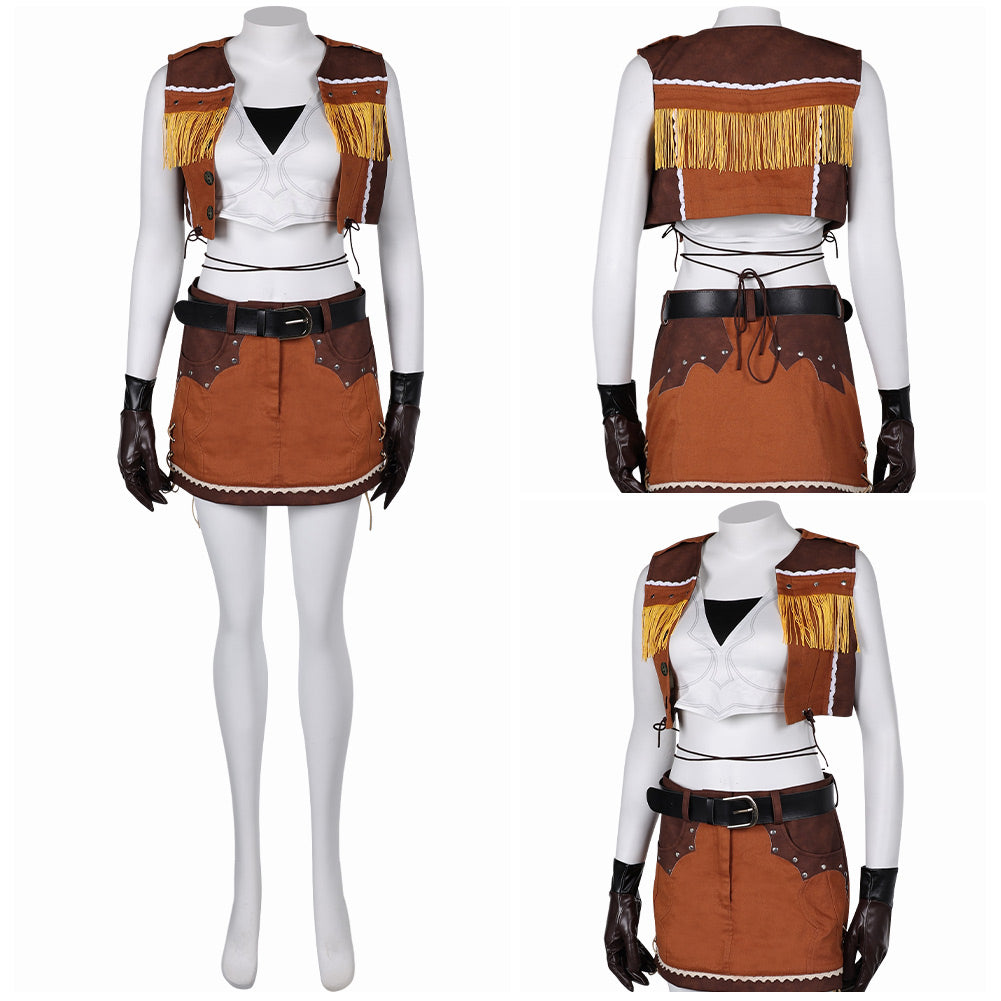 Tifa Final Fantasy Tifa Cosplay Costume Halloween Carnival Outfits  