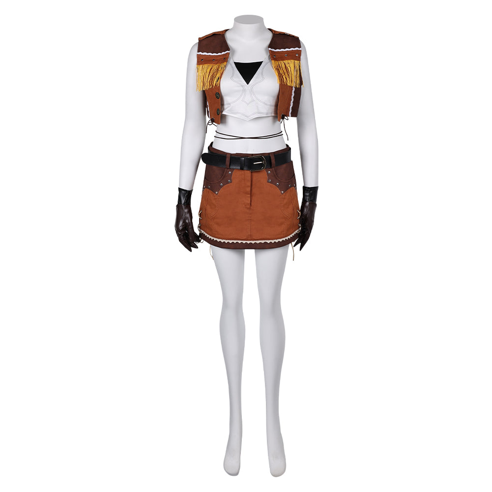 Tifa Final Fantasy Tifa Cosplay Costume Halloween Carnival Outfits  