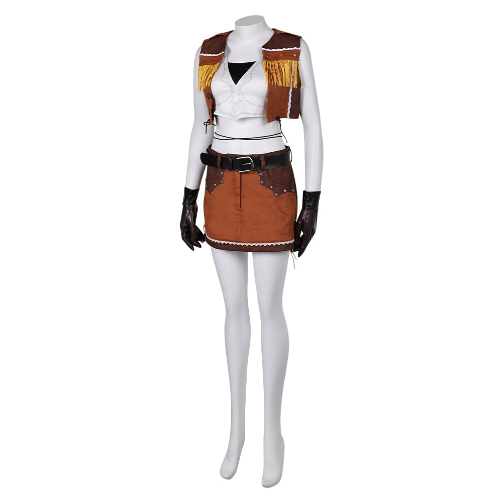 Tifa Final Fantasy Tifa Cosplay Costume Halloween Carnival Outfits  