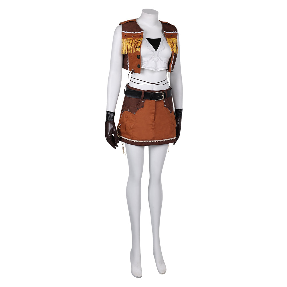 Tifa Final Fantasy Tifa Cosplay Costume Halloween Carnival Outfits  