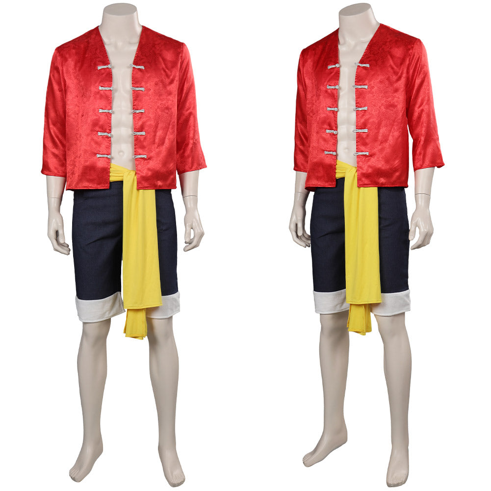 TV One Piece Luffy Outfits Cosplay Halloween Carnival Costume