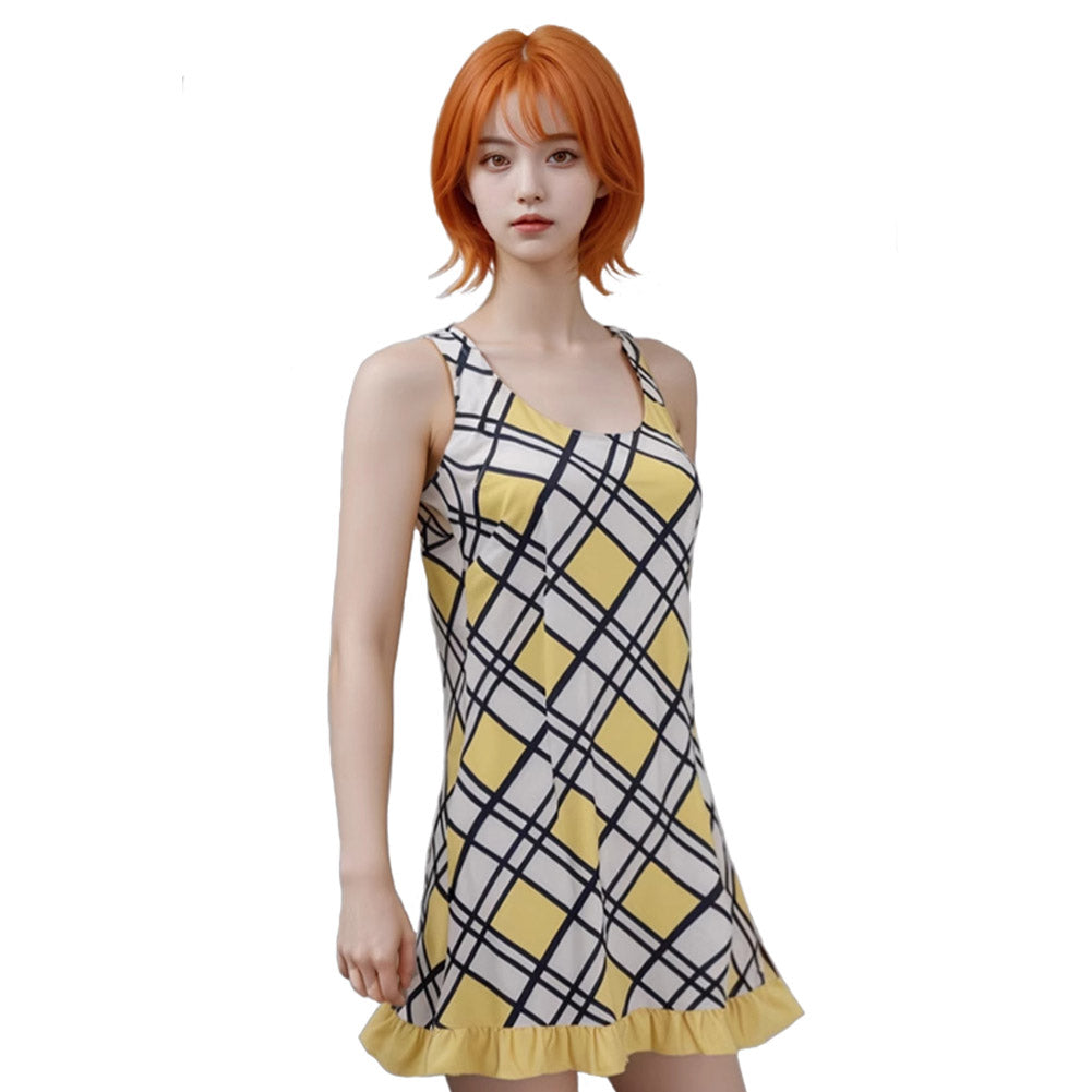 Tv One Piece Nami Dress sleeveless dress Cosplay Costume Halloween Carnival Outfits