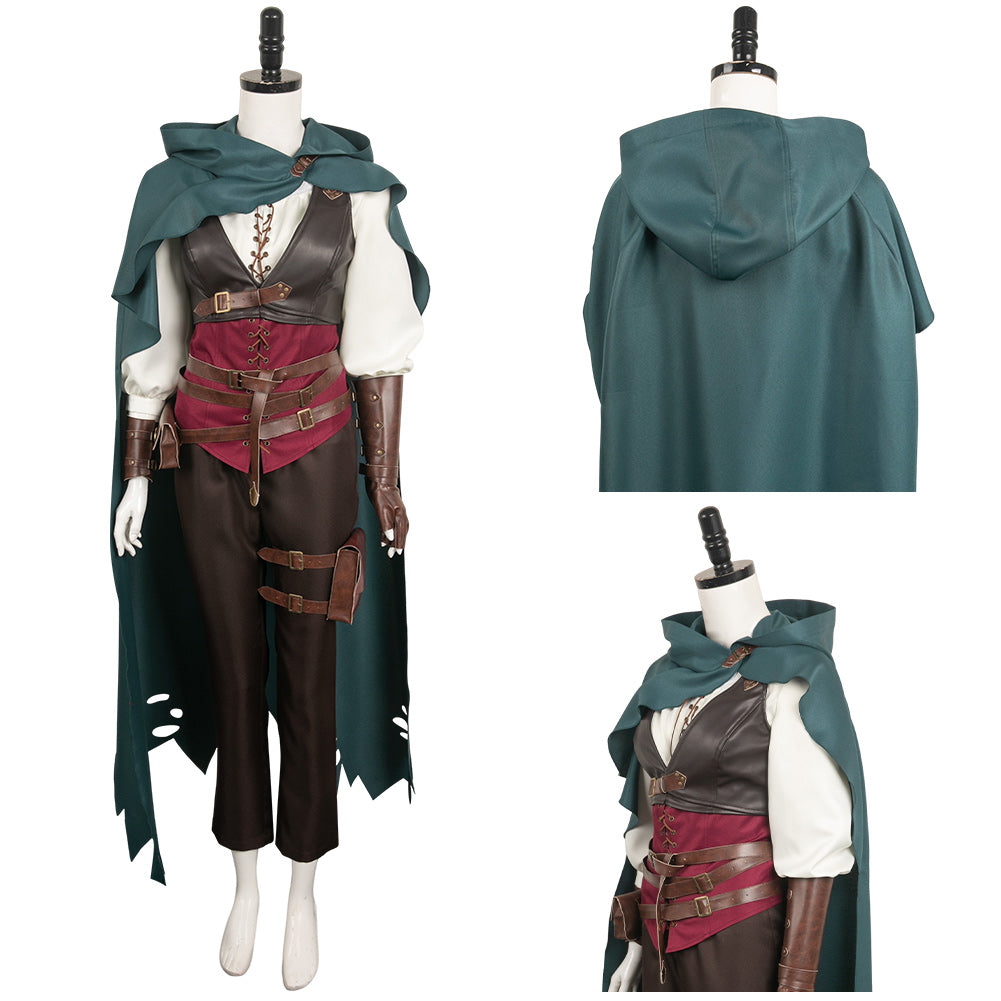 Ulrika Dragon's Dogma Cosplay Costume Halloween Carnival Outfits 