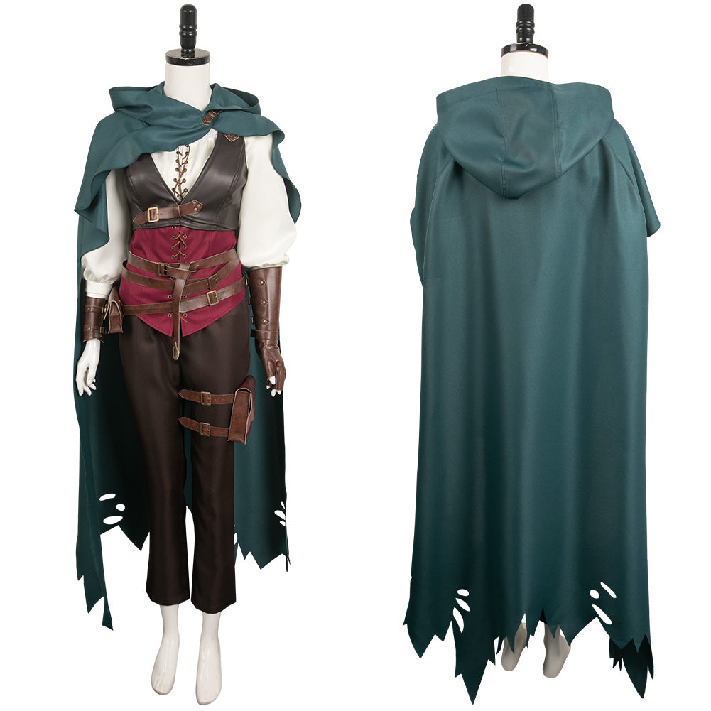 Ulrika Dragon's Dogma Cosplay Costume Halloween Carnival Outfits 